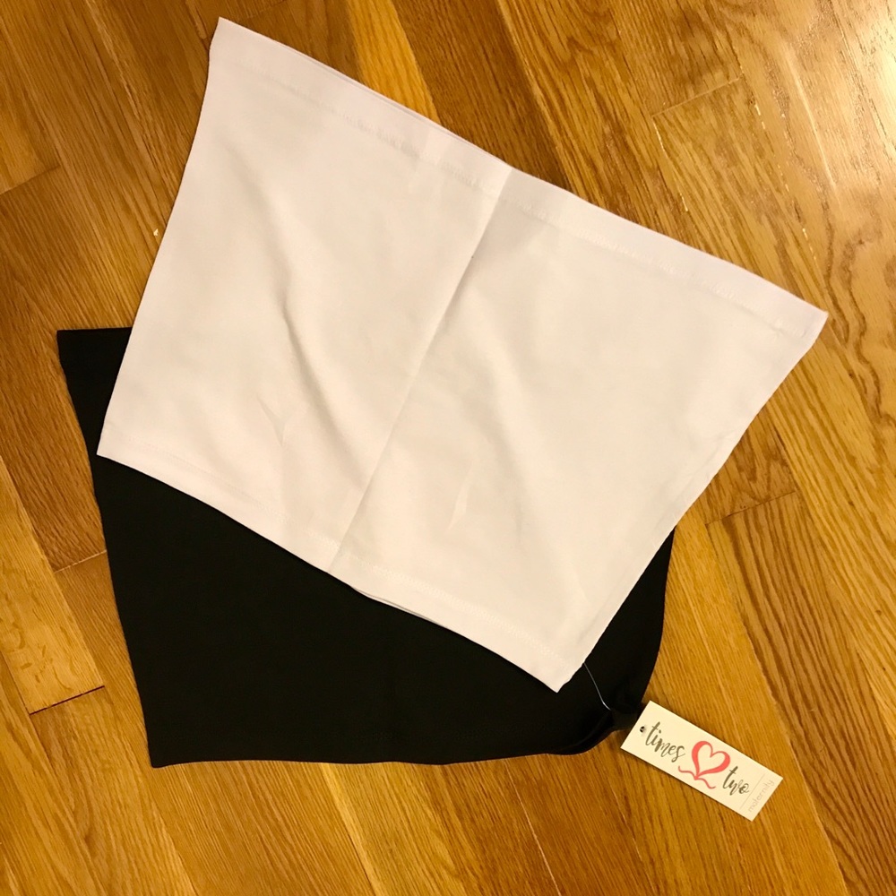 NWT Black and White Maternity Belly Bands